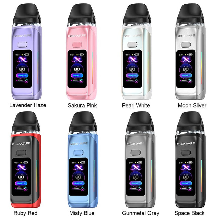 Geekvape Digi Max Pod System Kit with 80W output and touchscreen display for MTL and RDL vaping