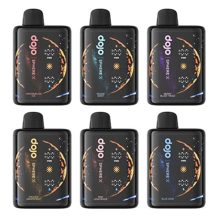 Powerful Dojo Sphere X 40K disposable vape offering up to 40,000 puffs and bold flavor options. Available now at VapeNear online vape shop.