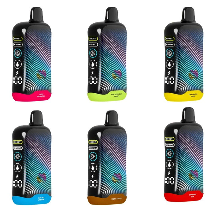 Hyppe Infiniti 50K disposable vape with 360-degree display screen at VapeNearShop online vape shop.