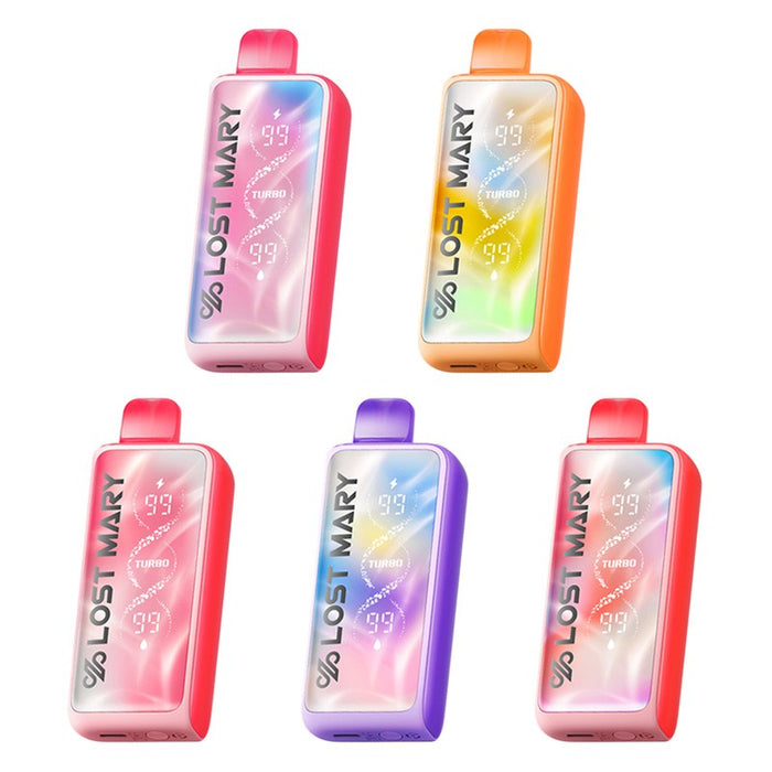 Lost Mary MT35000 Turbo Disposable Vape with 35000 puffs in Smooth Mode, available now at VapeNear Online Vape Shop