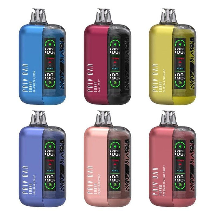 SMOK PRIV Bar Turbo Disposable Vape – 5% Nicotine, 15000 Puffs for Extended Vaping at VapeNear.