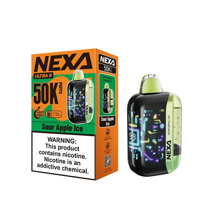 Rechargeable 900mAh battery NEXA Ultra 2 vape with USB Type-C fast charging design