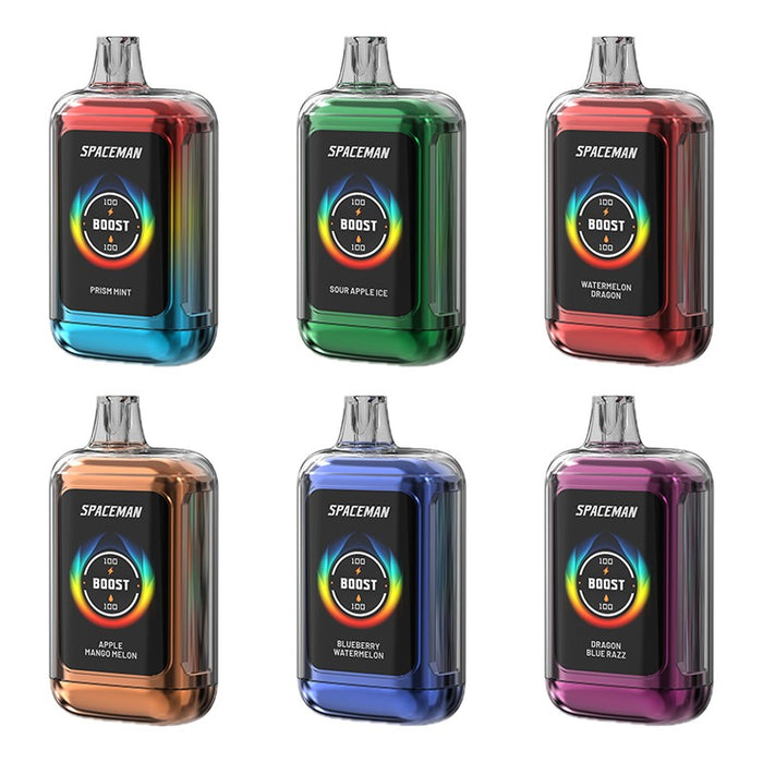 Spaceman Curve 18K Disposable Vape – A sleek and powerful disposable vape with 18,000 puffs, 18mL e-juice, and a 600mAh rechargeable battery. Shop now at VapeNear.
