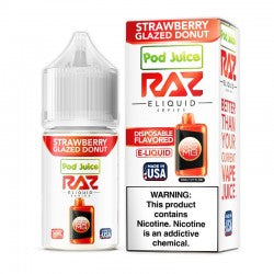 Shop Pod Juice Raz E-Juice 30ml at VapeNear, offering a perfect blend of flavor and nicotine satisfaction for pod vapers