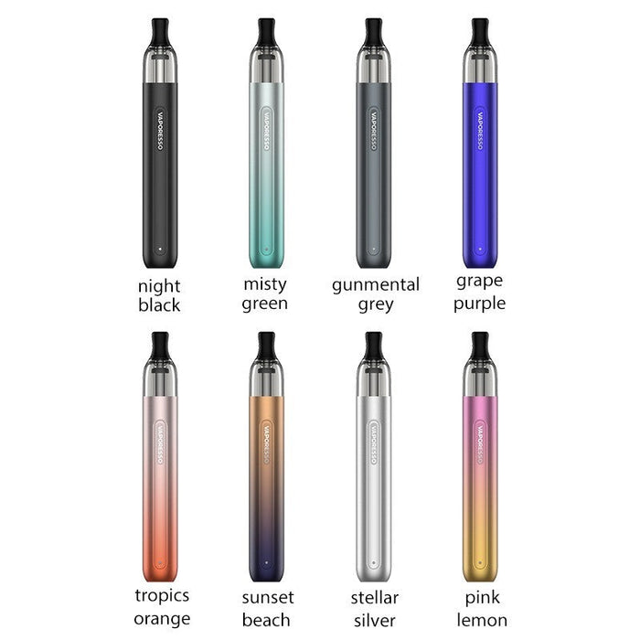 Slim and stylish Vaporesso Eco One device in Tropics Orange for compact daily vaping