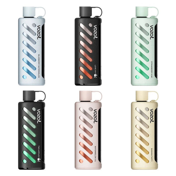 VOZOL Gear Shisha 40K disposable vape with bubbling sound effects and 40,000 puffs in Eco Mode.
