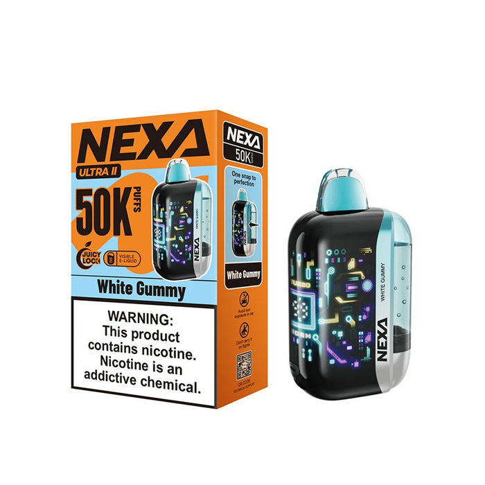 Premium 5% nicotine strength NEXA Ultra 2 vape for a satisfying and flavorful inhale