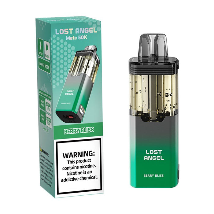 Lost Angel Mate 50K replaceable pod with airflow control for MTL and DTL vaping styles