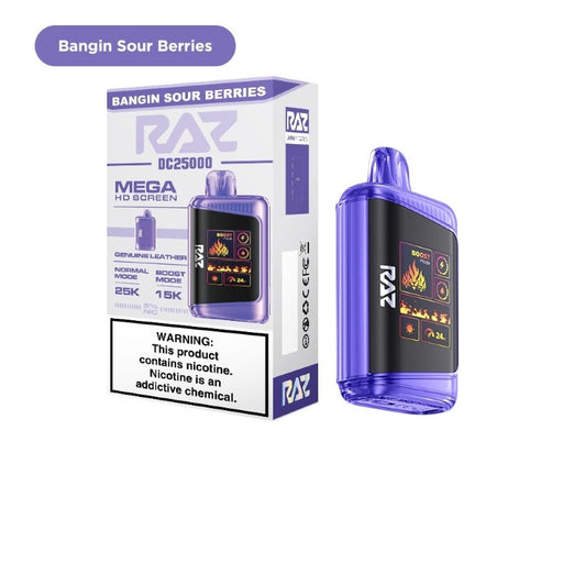 Compact and Stylish RAZ DC25000 – Perfect for On-the-Go Vapers at VapeNear Online Shop.
