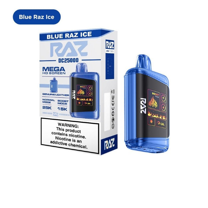RAZ DC25000 Disposable – Pre-Filled with Premium E-Liquid for Bold and Satisfying Flavors.