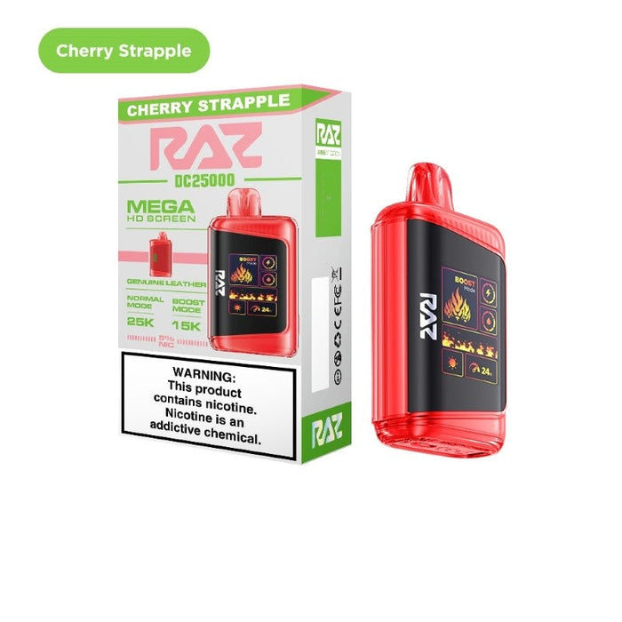 Portable RAZ DC25000 Vape – Lightweight and Easy to Carry Anywhere.