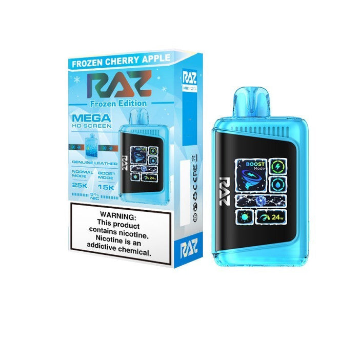 RAZ DC25000 – Auto Temperature Control for Safe and Consistent Vaping.