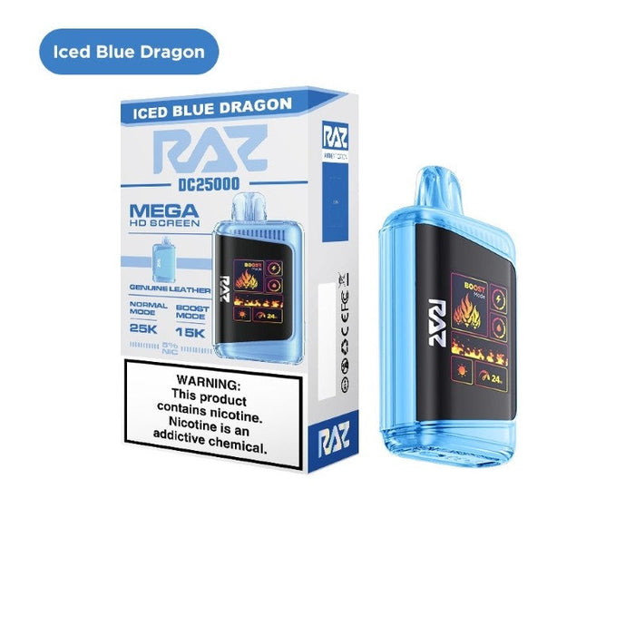 RAZ DC25000 – Durable Build Quality for Reliable Vaping Sessions