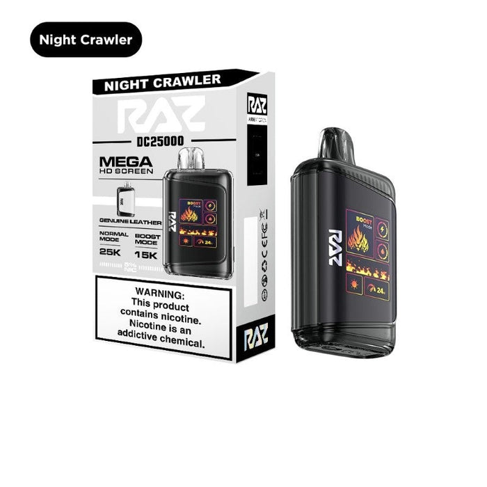 RAZ DC25000 – Ideal Starter Vape for Beginners with 25000 Puff Capacity.