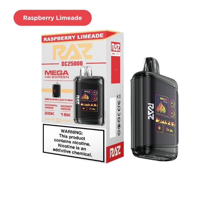 Compact Powerhouse RAZ DC25000 – Small Size, Big Performance for Vapers.