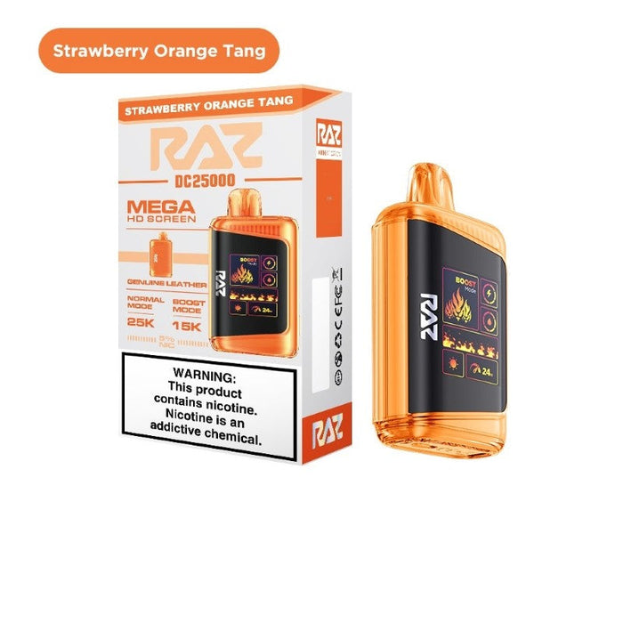 RAZ DC25000 – Rich Flavor and Dense Clouds for an Unmatched Vaping Experience.