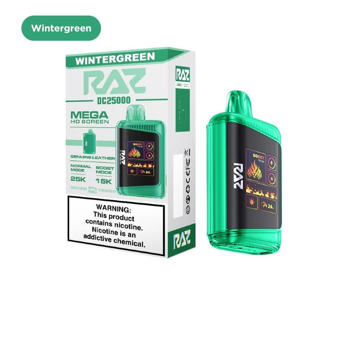 RAZ DC25000 – Effortless Performance with 5% Nicotine for Satisfying Hits.
