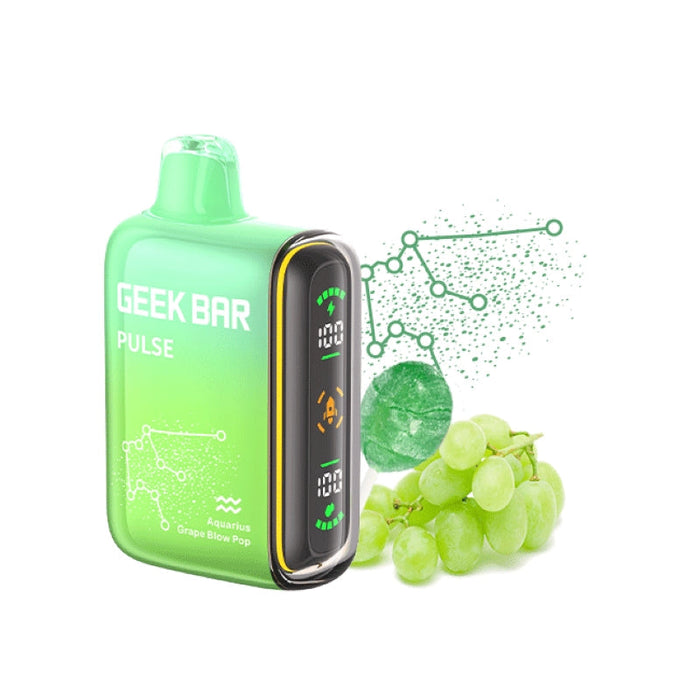 Built-in 600mAh Battery in Miami Mint Geek Bar Pulse for Extended Use