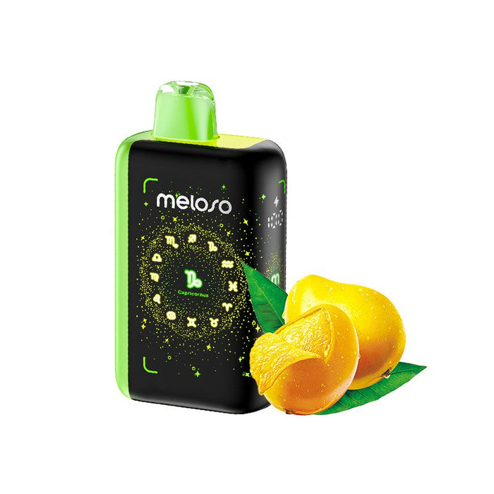 Geek Bar Meloso Bar 30K Vape – Featuring 5% nicotine, dual mesh coils, and zodiac-themed design. Perfect for astrology lovers. Shop at VapeNear.