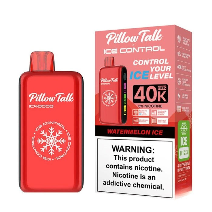 Pillow Talk IC40000 Disposable Vape – A premium disposable vape with 20mL e-juice, dual Neo Mesh coils, and customizable ice levels. Shop now at VapeNear.