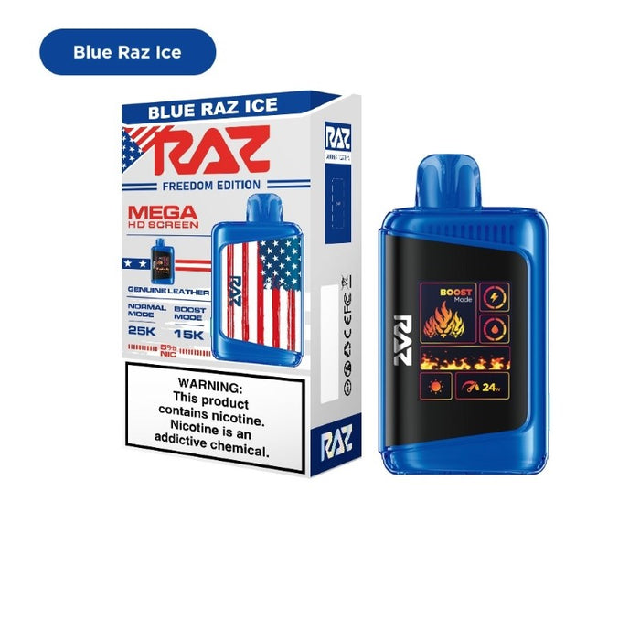 RAZ DC25000 – Reliable and Portable Vape for All-Day Use Without Refills.