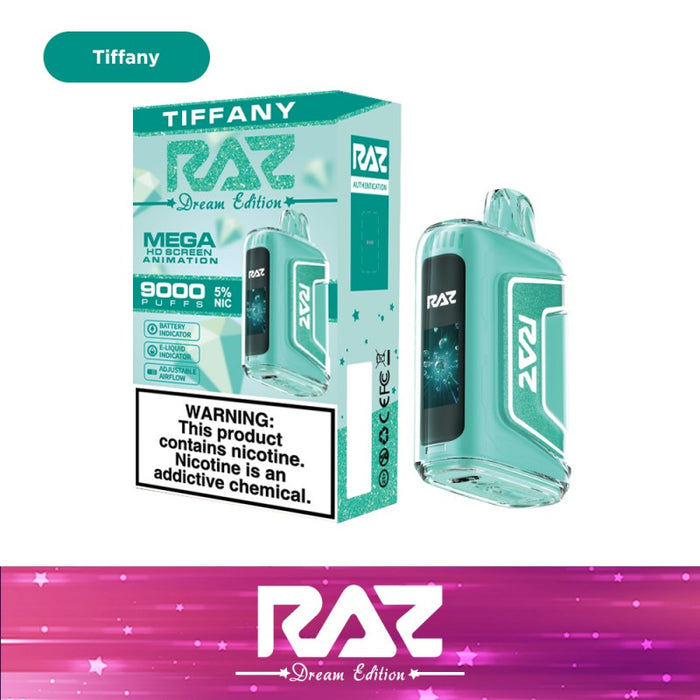 RAZ 2 TN9000 Disposable – Perfect Balance of Portability, Power, and Flavor for Vapers.