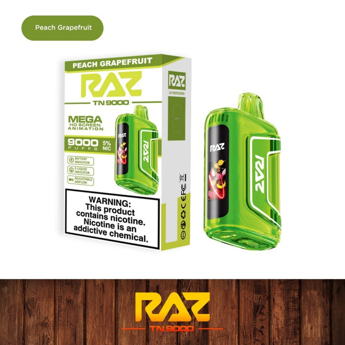 RAZ 2 TN9000 – Pre-Filled with High-Quality E-Liquid for Consistent and Bold Flavor Hits.