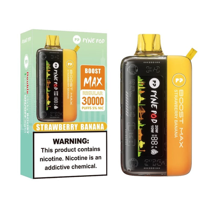 Compact Design with a Built-in 850mAh Battery in Pyne Pod Boost Max 30K for Extended Vaping Sessions