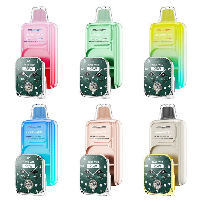 JNR VapeWatch 30K - Stylish smartwatch-style disposable vape with 30,000 puffs, perfect for vaping enthusiasts.