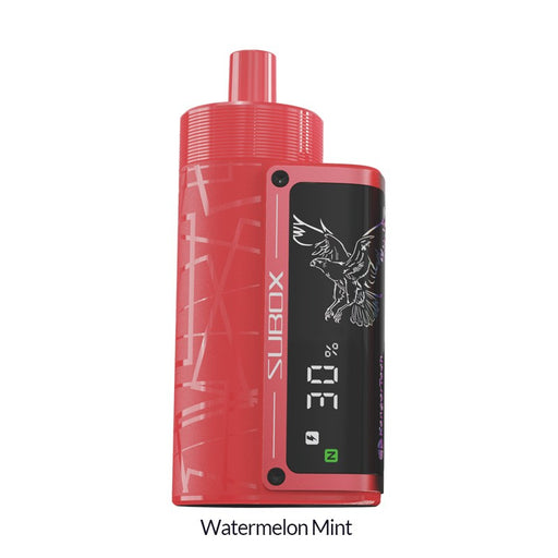Compact Kanger Subox 50000 disposable vape with a vibrant LED screen showing battery life and puff count. Shop premium disposables at VapeNear.com.