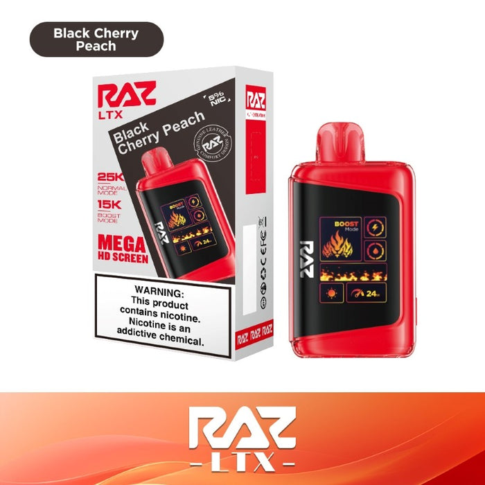 RAZ LTX 25K Disposable Vape with sleek and portable design for on-the-go vaping.