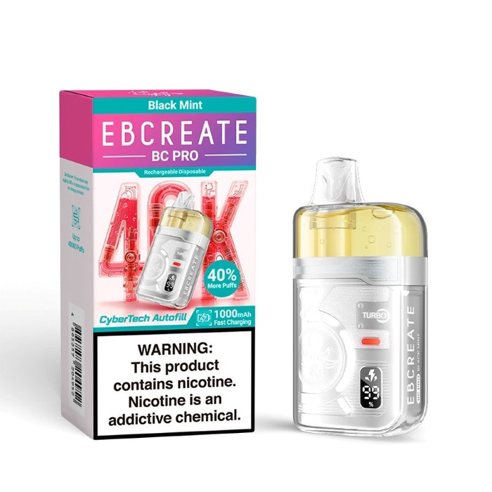Shop authentic EBCREATE BC Pro 40K disposable vape with extended battery life.