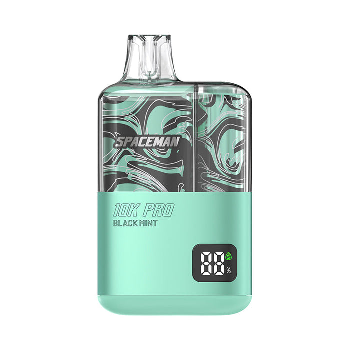 Spaceman 10K Pro Disposable Vape with USB Type-C charging for fast and convenient recharging.