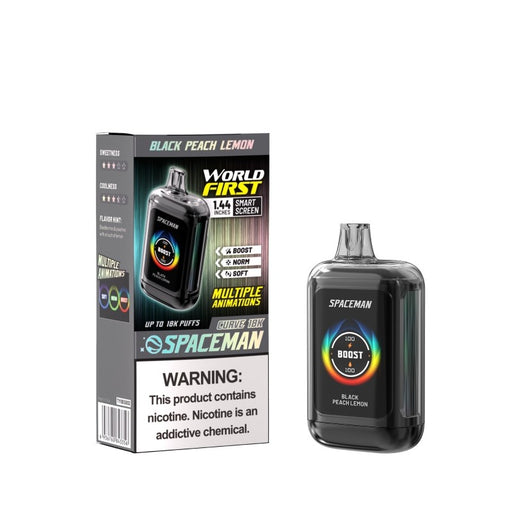 Spaceman Curve 18K Kit – A disposable vape with 18,000 puffs, 600mAh battery, and Type-C charging. Find the best deals at VapeNear.