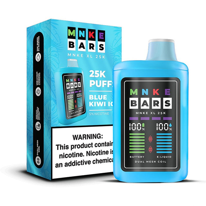 Sleek and Stylish MNKE Bars XL 25K – Modern Design with High-Performance Features.