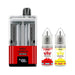 WGA Legend Ultra 30K vape in Gummy Bear and Skittles candy flavors.
