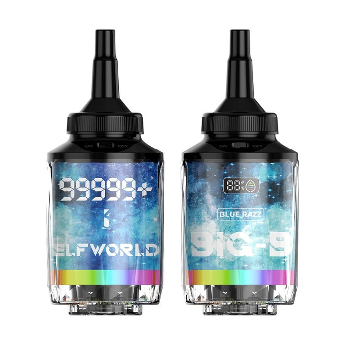 Elfworld Big-B disposable vape with 0.5% nicotine strength and DTL vaping support