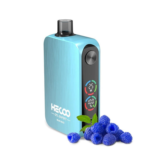 Premium Hecoo Space 30K DTL disposable vape with mesh coil and adjustable airflow.