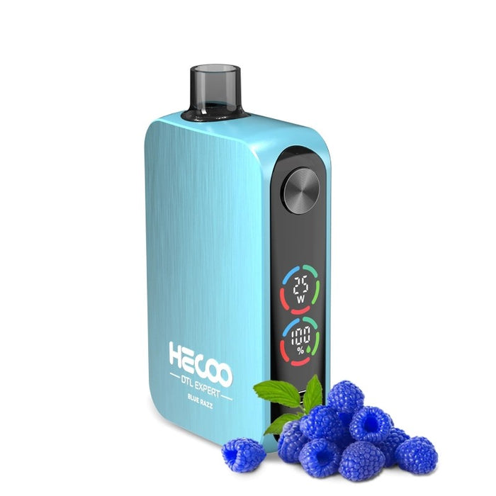 Premium Hecoo Space 30K DTL disposable vape with mesh coil and adjustable airflow.