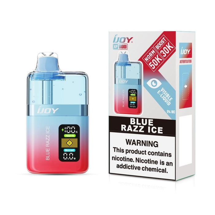 iJOY XP50000 disposable vape with dual output modes Norm and Boost at VapeNearShop