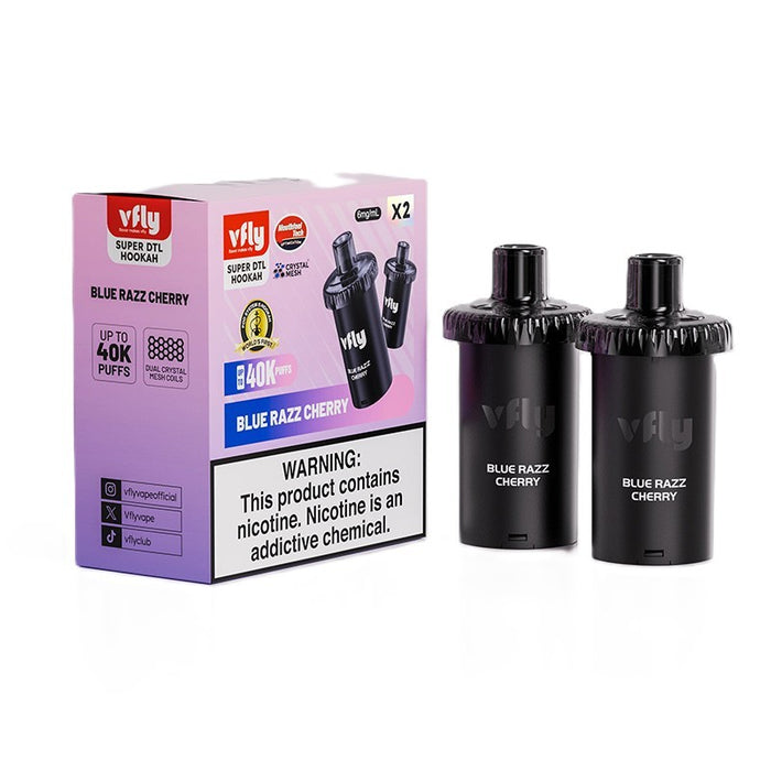 Berry Ice VFLY Super DTL 40K Replacement Pod with chilled fruity vape juice.