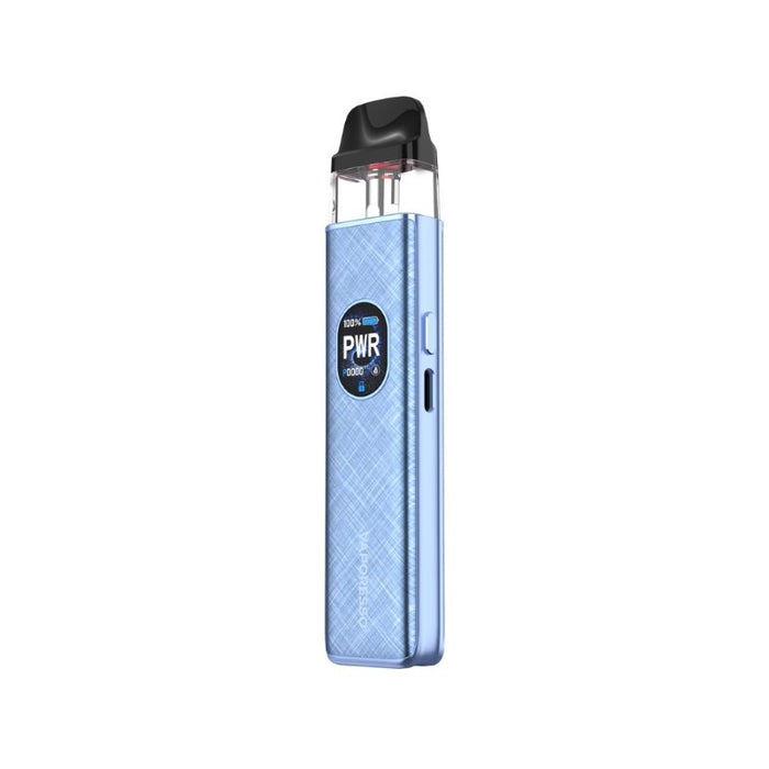 Vaporesso XROS 5 pod system charging with Type-C cable for fast recharging in VapeNearShop stock.