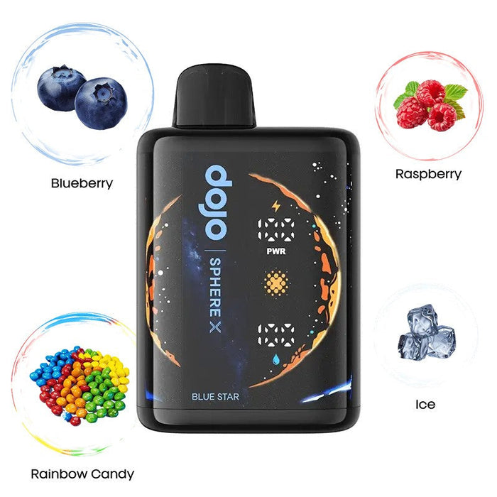 Rechargeable Dojo Sphere X 40K disposable vape with USB-C charging for extended use. Get yours today at VapeNear—your trusted online vape retailer.