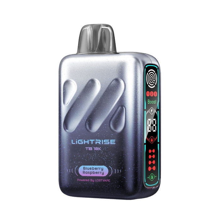 Stylish and portable Light Rise TB 18K disposable vape. Enjoy smooth hits and rich flavors at VapeNear online vape shop.