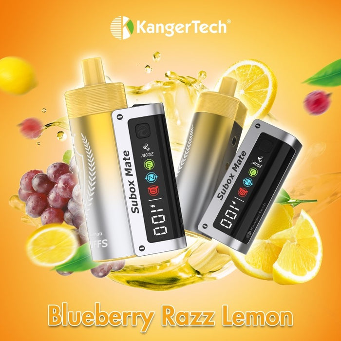 Kanger Subox Mate 50K low nicotine disposable vape for customizable MTL and DTL vaping styles.
