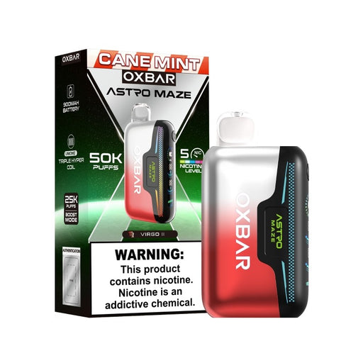 OXBAR Astro Maze 50K vape with triple mesh coils for better flavor