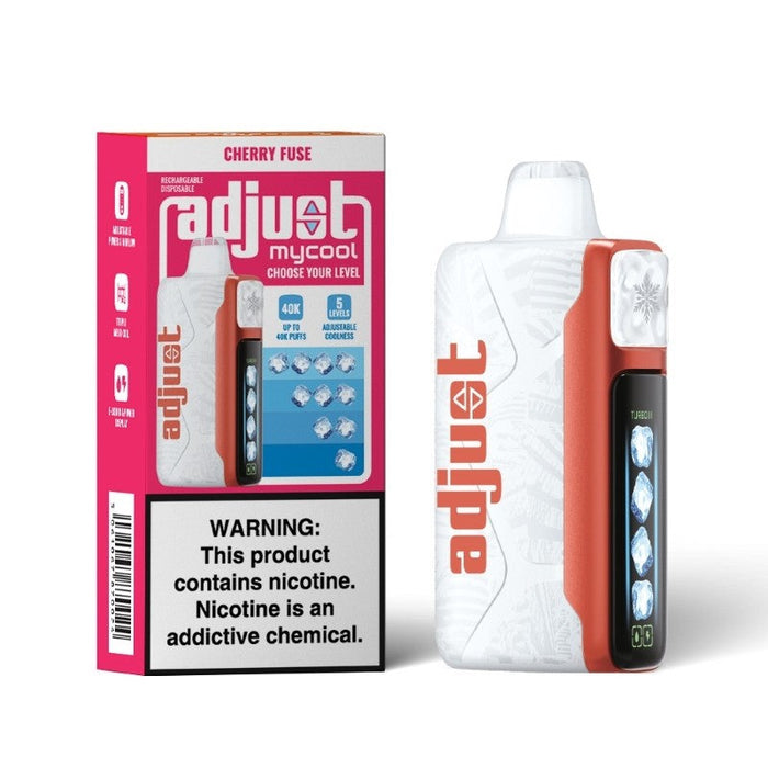Lost Mary Adjust Mycool 40K Disposable Vape with 5% nicotine strength for a satisfying salt nicotine hit.