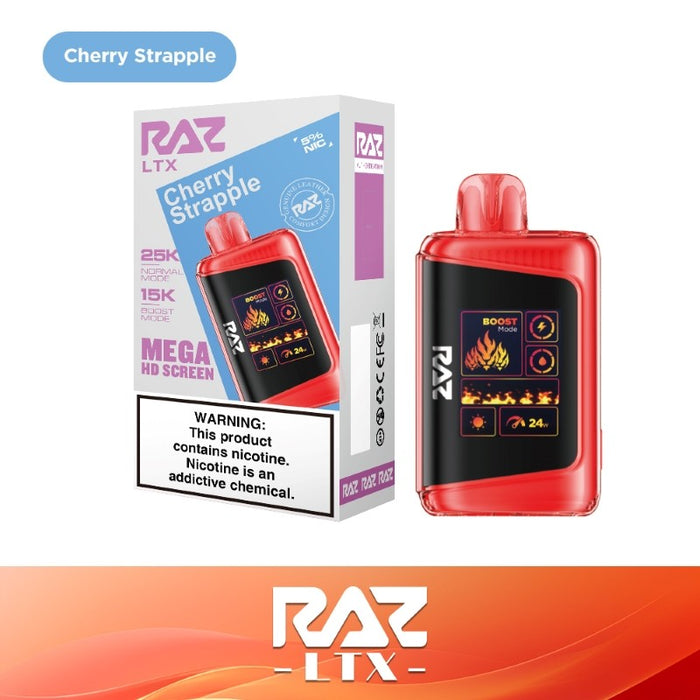 RAZ LTX 25K Disposable Vape with 25,000 puffs in Normal Mode for long-term enjoyment.