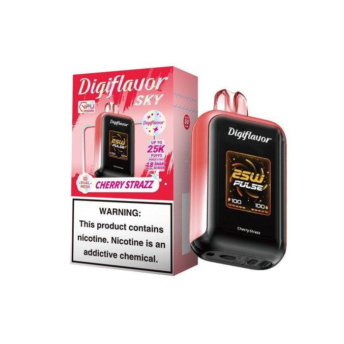 Digiflavor Sky 25K Disposable – A compact and stylish vape with 16mL e-liquid, 800mAh battery, and adjustable airflow. Shop now at VapeNear.