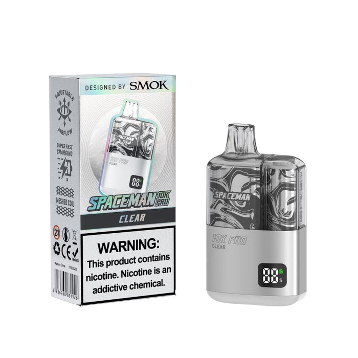 Spaceman 10K Pro Disposable Vape with draw-activated mechanism for hassle-free operation.